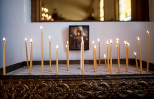 Candles in an Orthodox Church