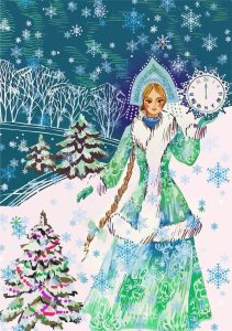 Snow Maiden drawing