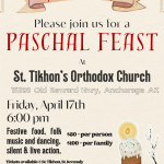 St. Tikhon's Paschal Feast poster