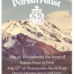 Poster: Parish feast at Matanuska River Park